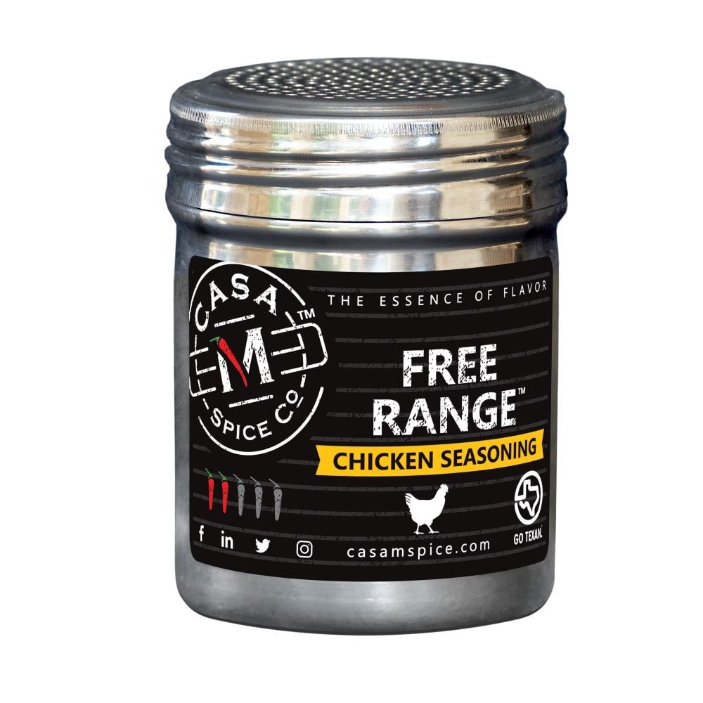 Casa M Spice Co Free Range Chicken Seasoning Stainless Shaker