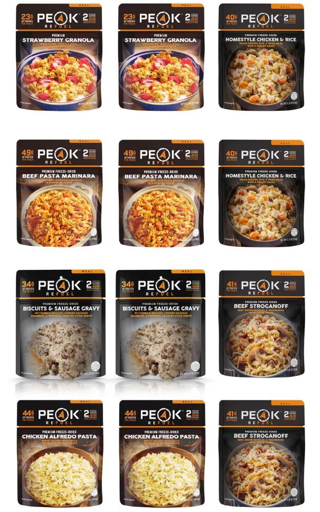 Peak Refuel Basecamp 3.0 Freeze Dried Meals