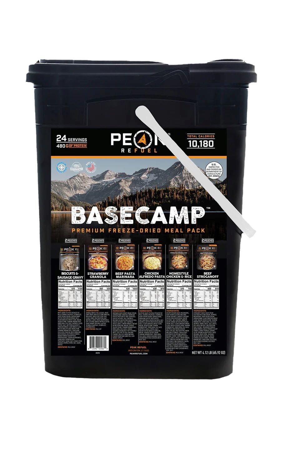Peak Refuel Basecamp 3.0 Freeze Dried Meals