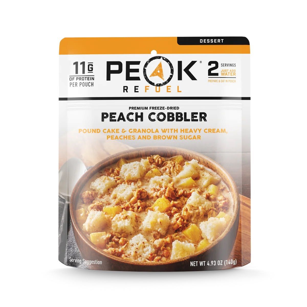 Peak Refuel Peach Cobbler Freeze Dried Meal