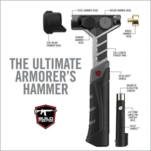 Real Avid Armorer's Master Hammer, 20-Oz