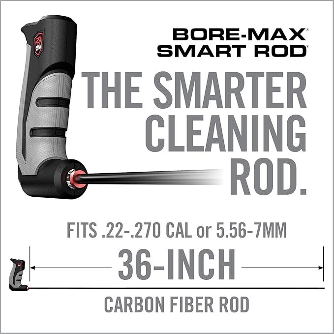 Real Avid One Piece Gun Carbon Fiber Cleaning Rod, 36-In