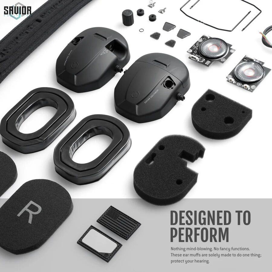 Savior Equipment Apollo Obsidian Black Electronic Sound Suppressors