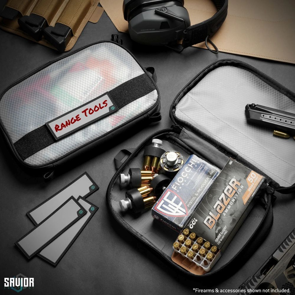 Savior Equipment Obsidian Black Pro Core 11x7 Pouch, 2-Pk