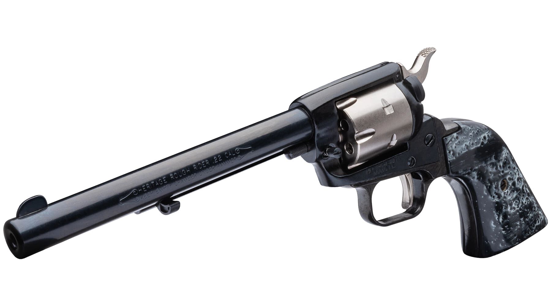 Heritage Rough Rider Black Pearl .22LR 6.5-In Pistol, 6-Rd