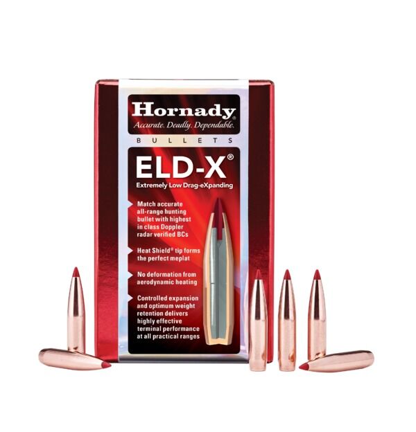 Hornady ELD-X 30. Cal .308, 178 Grain Rifle Ammo, 100-Rd
