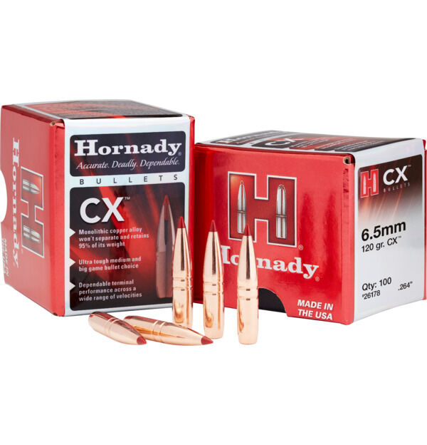 Hornady CX 6mm .243 90 Grain Ammo, 50-Ct