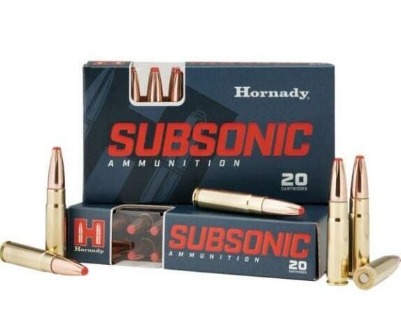 Hornady .300 Blackout, 190 Grain, Sub-X Ammunition - 20 Rounds