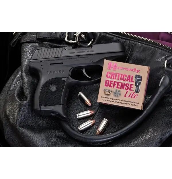 Hornady Critical Defense Lite 9mm, 100 Grain FTX Pistol Ammo, 25-Rd