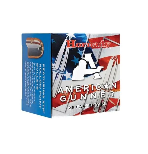 Hornady American Gunner .45 Auto, 185 Grain XTP Pistol Ammo, 20-Rd