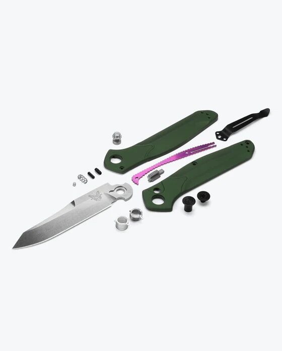 Benchmade Green Aluminum 9400 Auto Osborne Knife