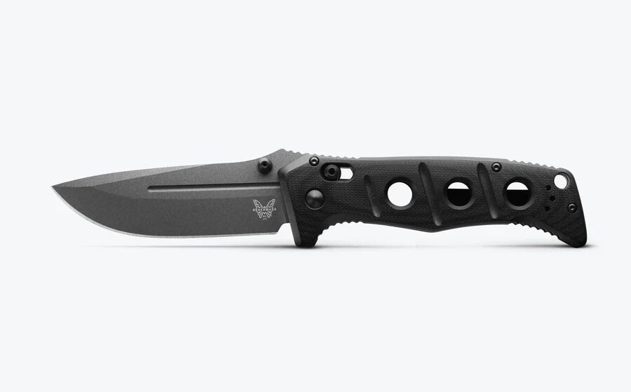 Benchmade Adamas Black G10 Drop-Point Knife