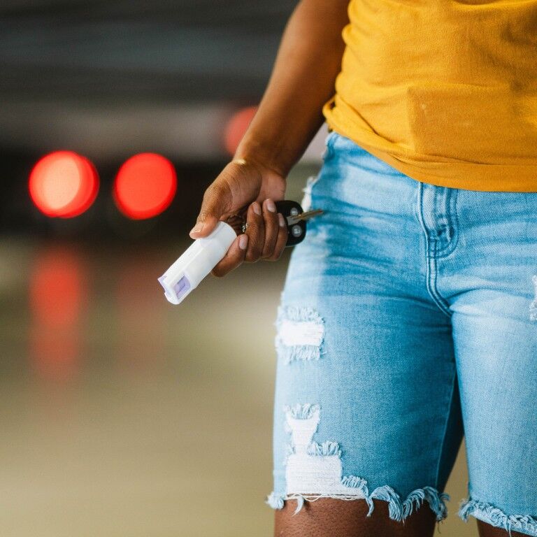 Sabre Pepper Spray Keychain with Glow-in-the-Dark Case