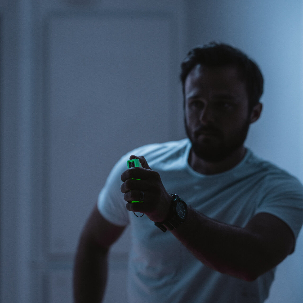 Sabre Pepper Spray Keychain with Glow-in-the-Dark Case