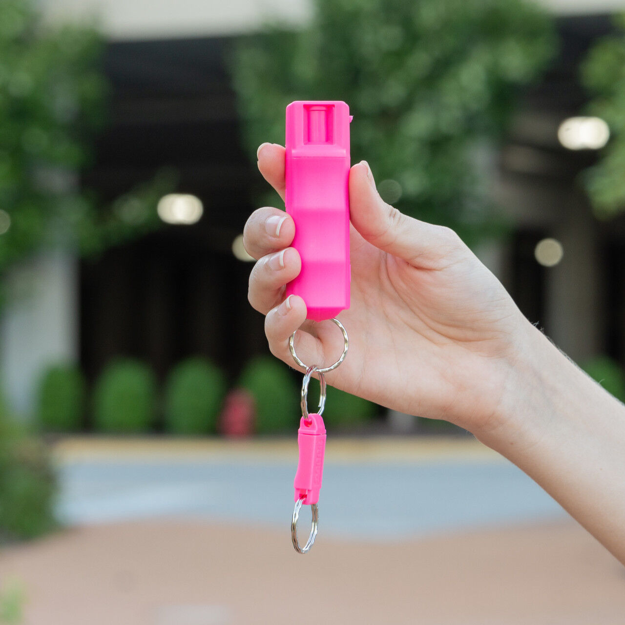 Sabre Pink Pepper Spray With Quick Release Key Ring