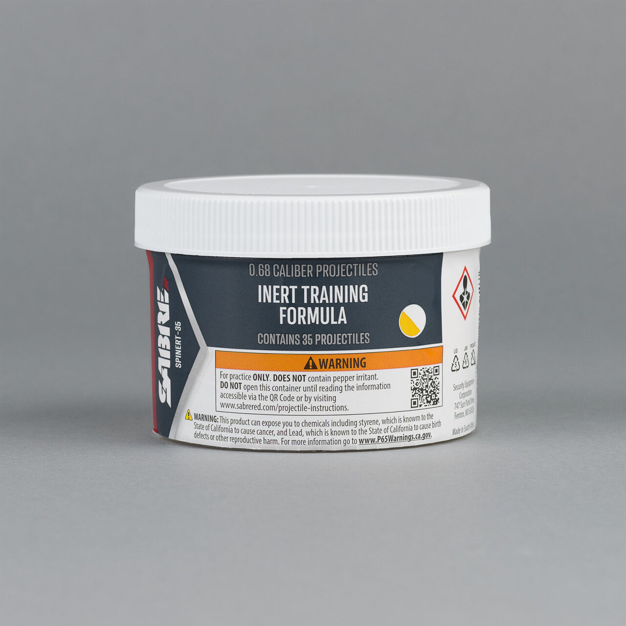 SABRE Inert 0.68 Caliber Projectiles, 35-Ct