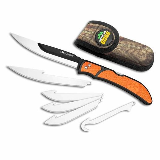 Outdoor Edge Cutlery Razorbone Knife - Orange