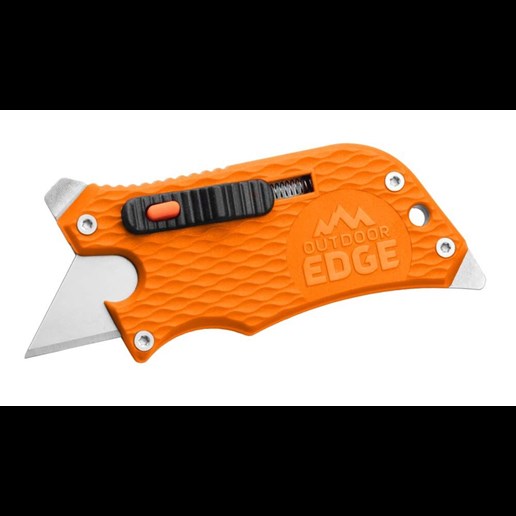 Outdoor Edge Cutlery Knife Slidewinder Orange - 0.75 in