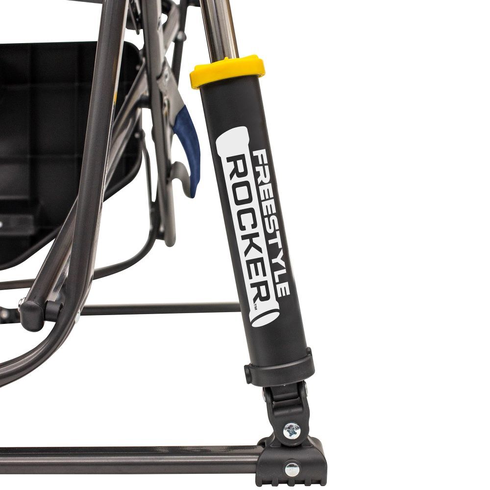 CGI Outdoor Heathered Indigo Freestyle Rocker with Side Table