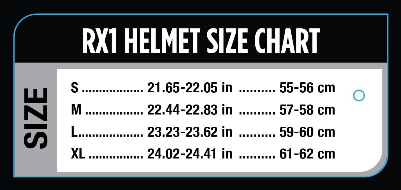 Raider RX1 Black/Silver Adult MX Off-Road Helmet, Large