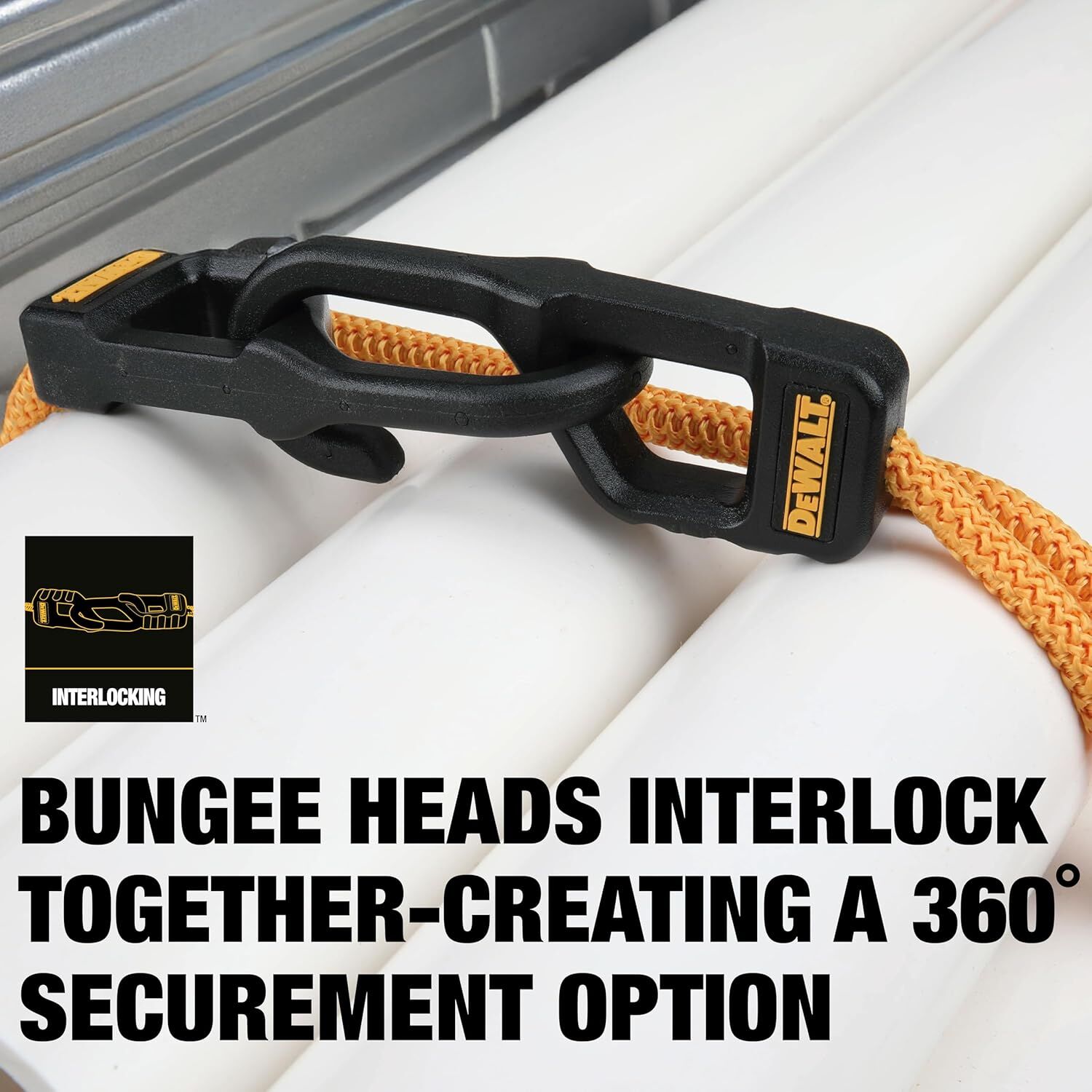 DeWalt Heavy Duty Bungee Cords, 24-In, 4-Pk