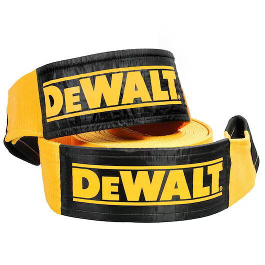DEWALT Heavy-Duty Looped End Recovery Strap, 75,000-Lb Break Strength, 6-In x 30-Ft