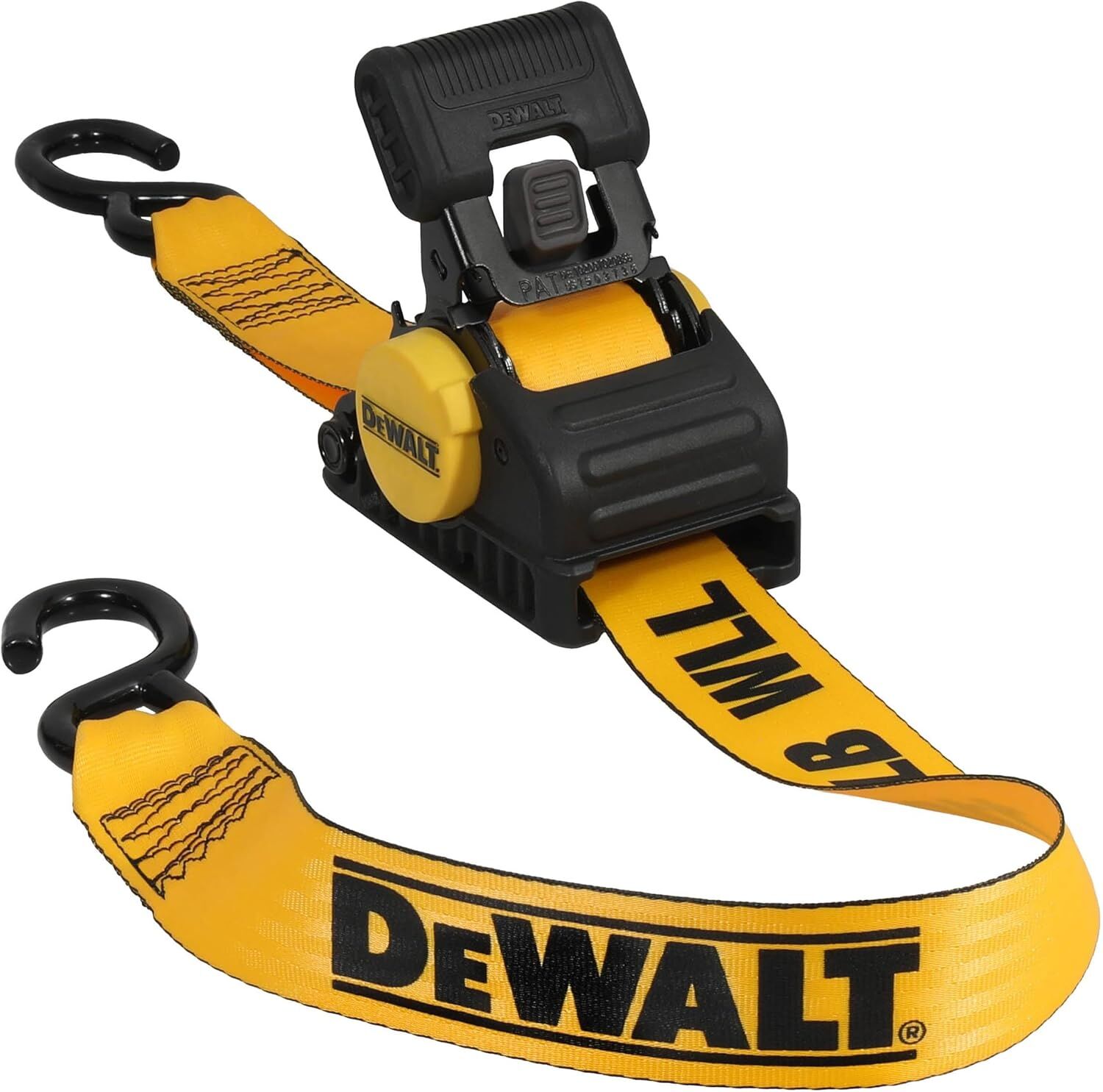DeWalt Auto Retractable Ratchet Straps, 2-In x 10-Ft, 2-Pk