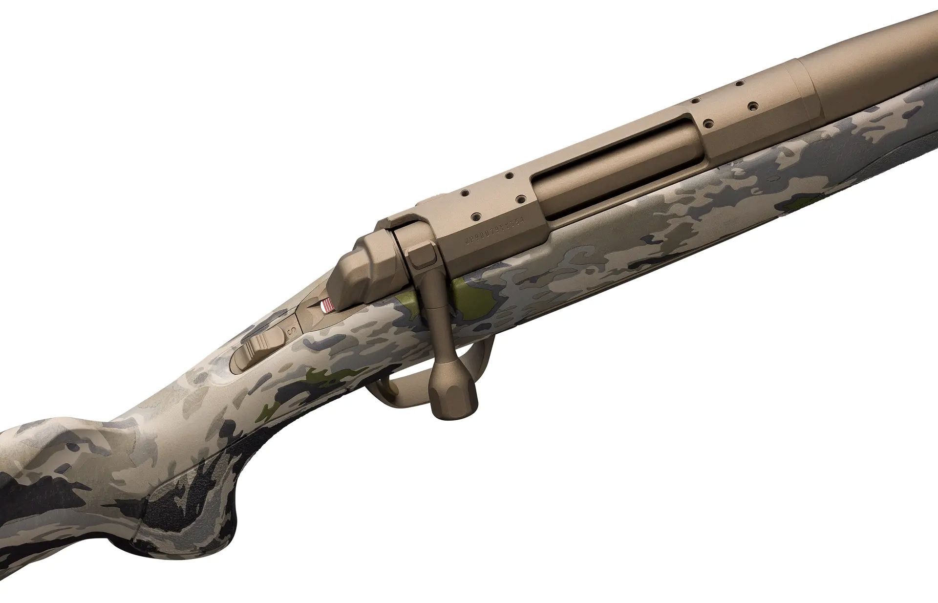 Browning X-Bolt Speed SPR 6.8 Western 20" Ovix Camo/Smoked Bronze Bolt Action Rifle, 3-Rd