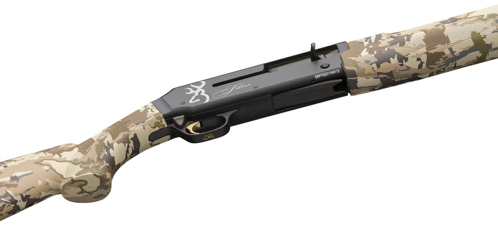 Browning Silver Field Camo 12 Gauge 28" Auric Camo Semi-Auto Shotgun, 4-Rd