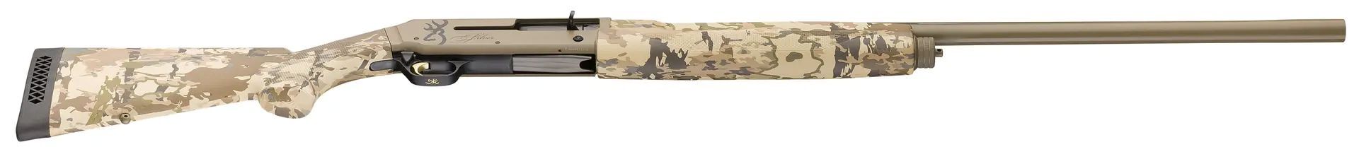Browning Silver Field 12 Gauge 28" Auric Camo/FDE Semi-Auto Shotgun, 4-Rd