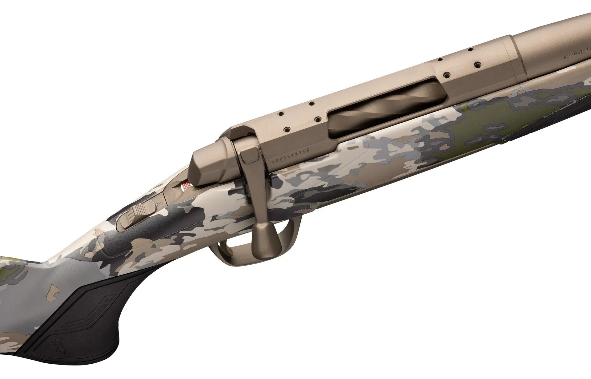 Browning X-Bolt 2 Speed 6.5 PRC 24" Ovix Camo/Smoked Bronze Bolt Action Rifle, 3-Rd