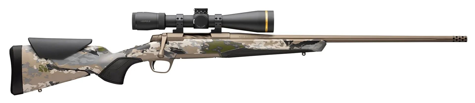Browning X-Bolt 2 Speed 6.5 PRC 24" Ovix Camo/Smoked Bronze Bolt Action Rifle, 3-Rd
