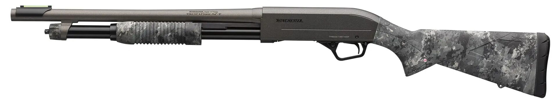 Winchester SXP Defender 12 Gauge 18" TrueTimber Midnight Camo Gray Pump Action Shotgun, 5-Rd