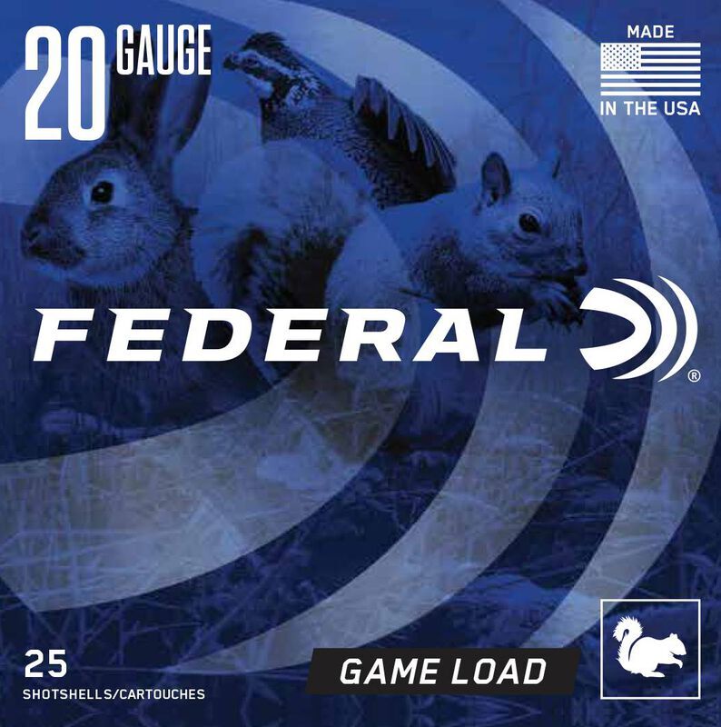 Federal Game Load Upland 20 Gauge 2 3/4" #8 Shot, 7/8-Oz, 25-Rd