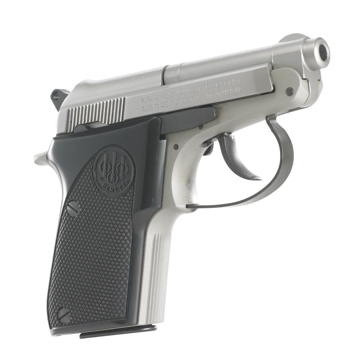 Beretta 21A Bobcat Inox .22 LR Micro Compact Stainless Pistol, 7-Rd