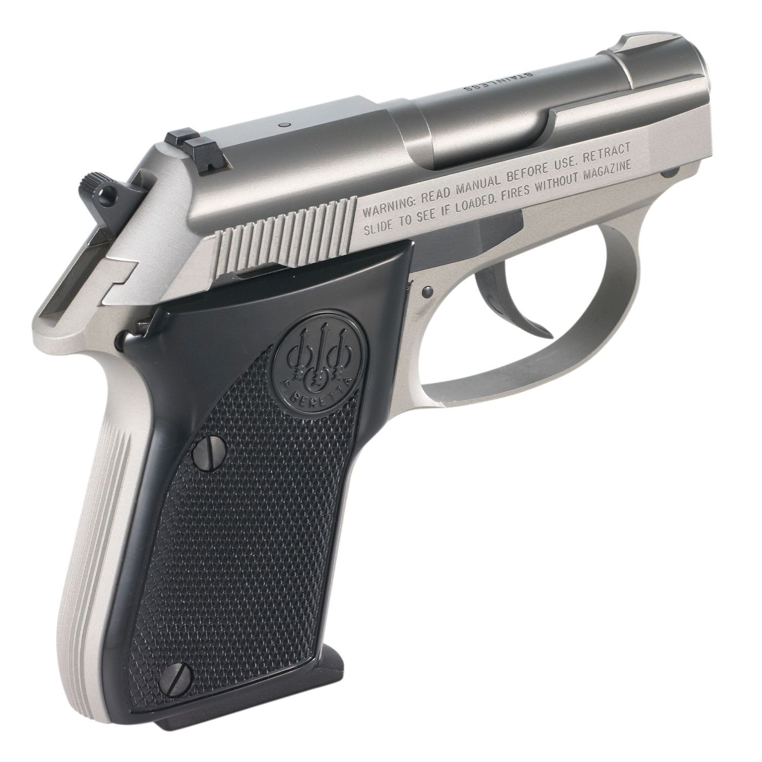 Beretta 3032 Tomcat Inox .32 Auto Micro Compact Stainless Pistol, 7-Rd