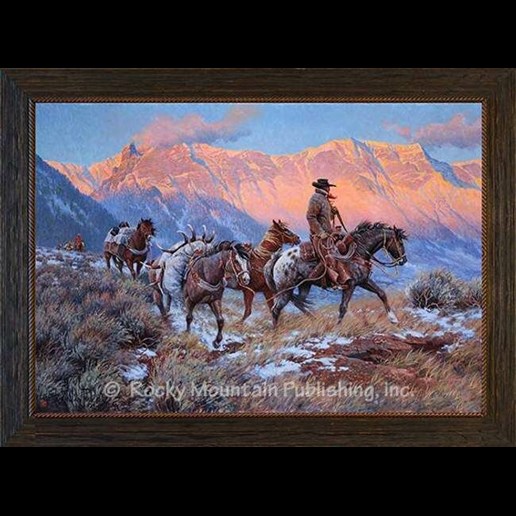 Rocky Mountain Publishing "Rocky Mountain Caravan" Canvas Giclee Print - 16 in X 23 in