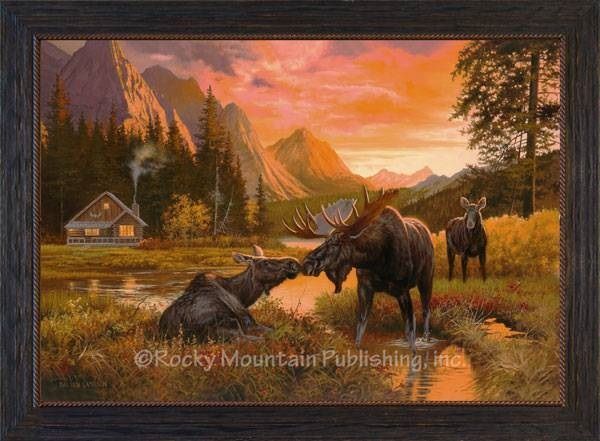 Rocky Mountain Publishing Wild Serenity Canvas, 7-In x 10-In