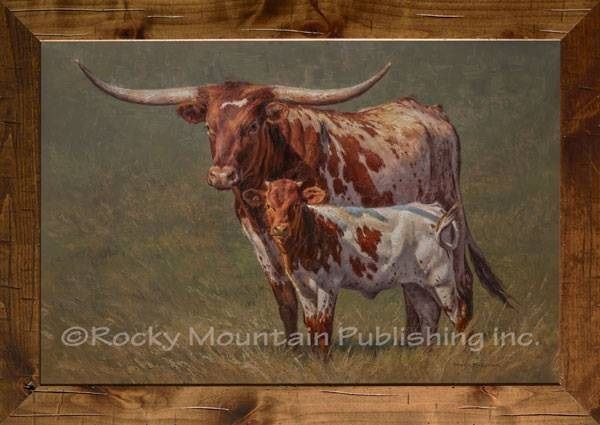 Rocky Mountain Publishing Her Little Man Canvas, 7-In x 10-In