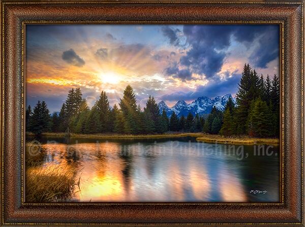 Rocky Mountain Publishing Last Light Reflections, 12-In X 18-In