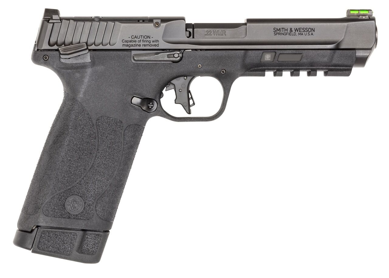 Smith & Wesson M&P 22 Magnum .22 WMR Full Size Optics Ready Pistol With Manual Safety, 30-Rd