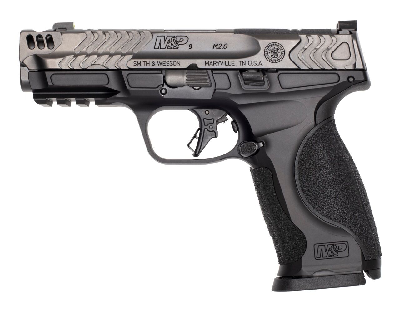 Smith & Wesson Performance Center M&P 9 M2.0 9mm Full Size Optics Ready Compensated Pistol, 17-Rd