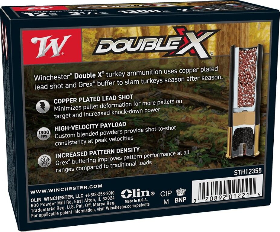 Winchester Double X 12 Gauge 3 1/2" #5 Shot, 2-Oz, 10-Rd