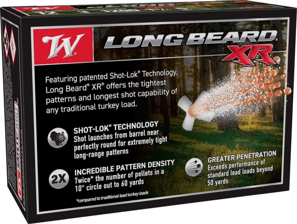 Winchester Lok'd & Lethal Long Beard XR  12 Gauge 3" 5 Shot, 1 3/4-Oz, 10-Rd