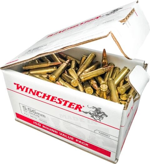 Winchester USA M193 5.56 Nato, 55 Grain FMJ, 150-Rd