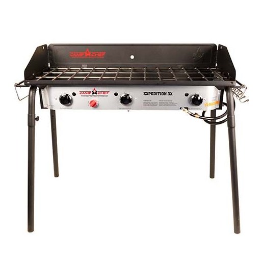 Camp Chef Expedition 3-Burner Stove with Griddle