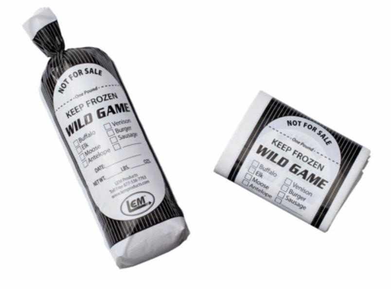 LEM 25 Pack 2 Pound Wild Game Meat Bags