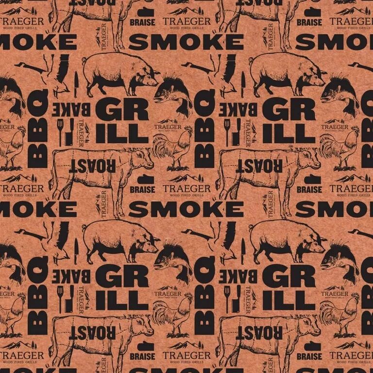 Traeger Pink BBQ Butcher Paper Roll, 18-In X 150-Ft