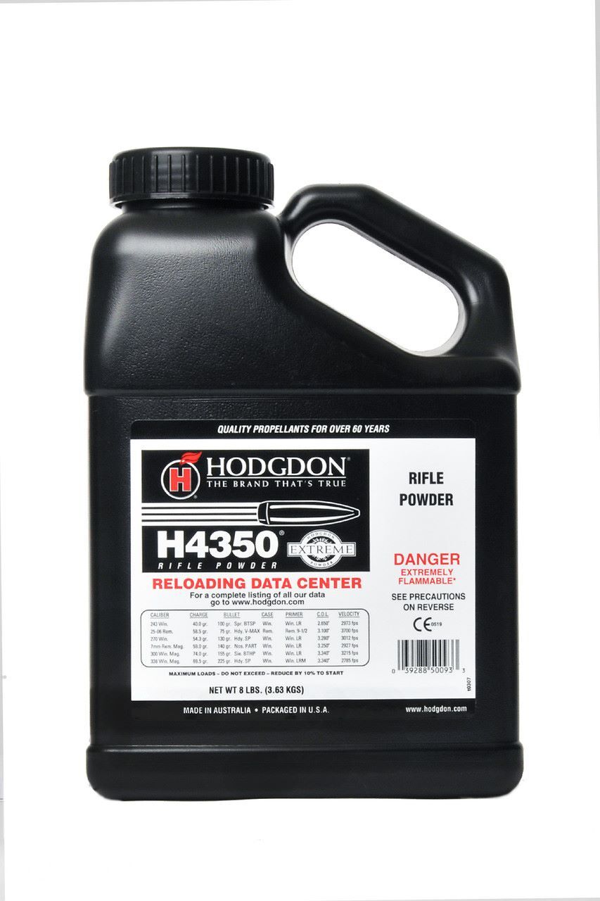 Hodgdon H4350 Rifle Powder, 8-Lb