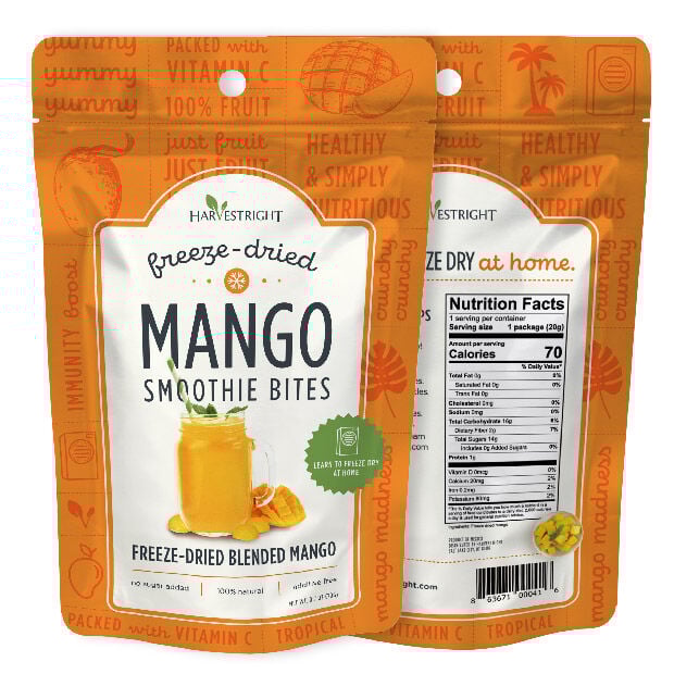 Harvest Right Freeze Dried Mango Smoothie Bites